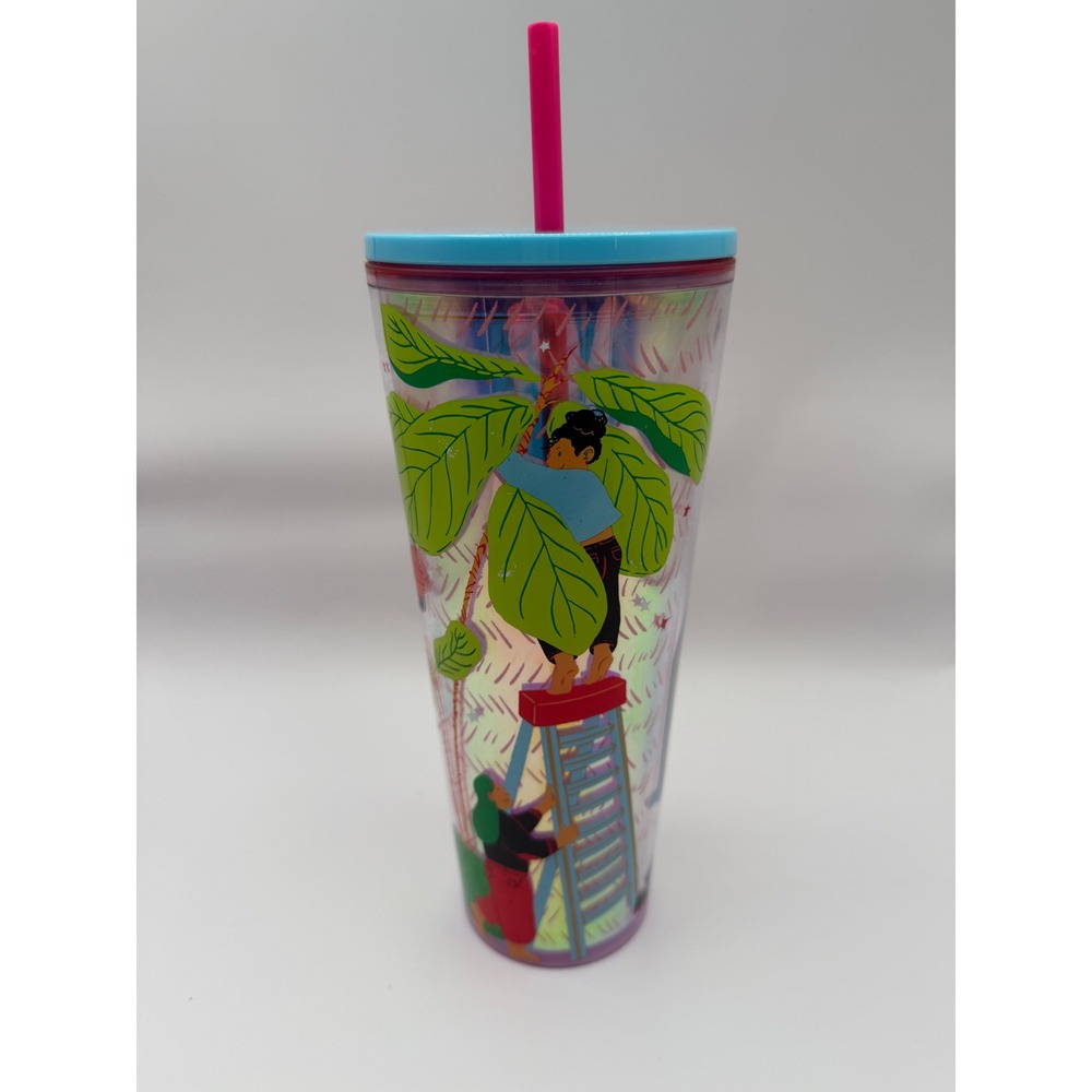 Starbucks Mon Yee Chau‎ Tumbler 24oz Iridescent Artists Edition Togetherness Cup